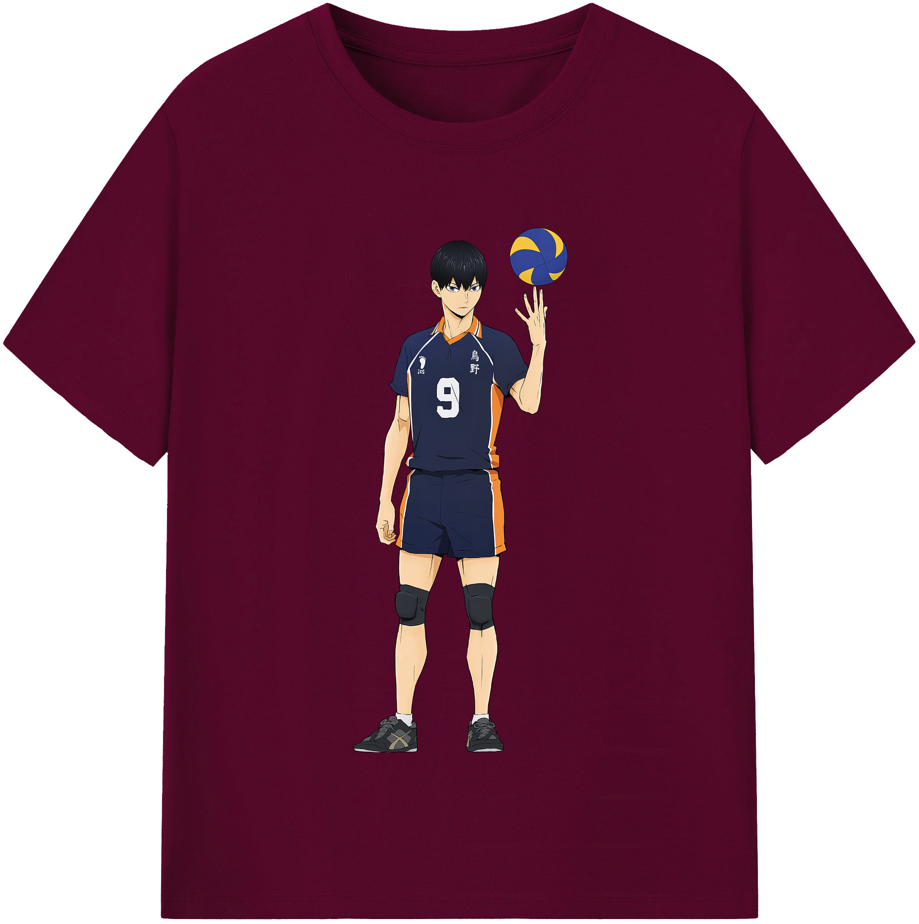（画像用） ハイキュー!! Haikyu!! レディースカジュアルプリントTシャツ（綿100％）